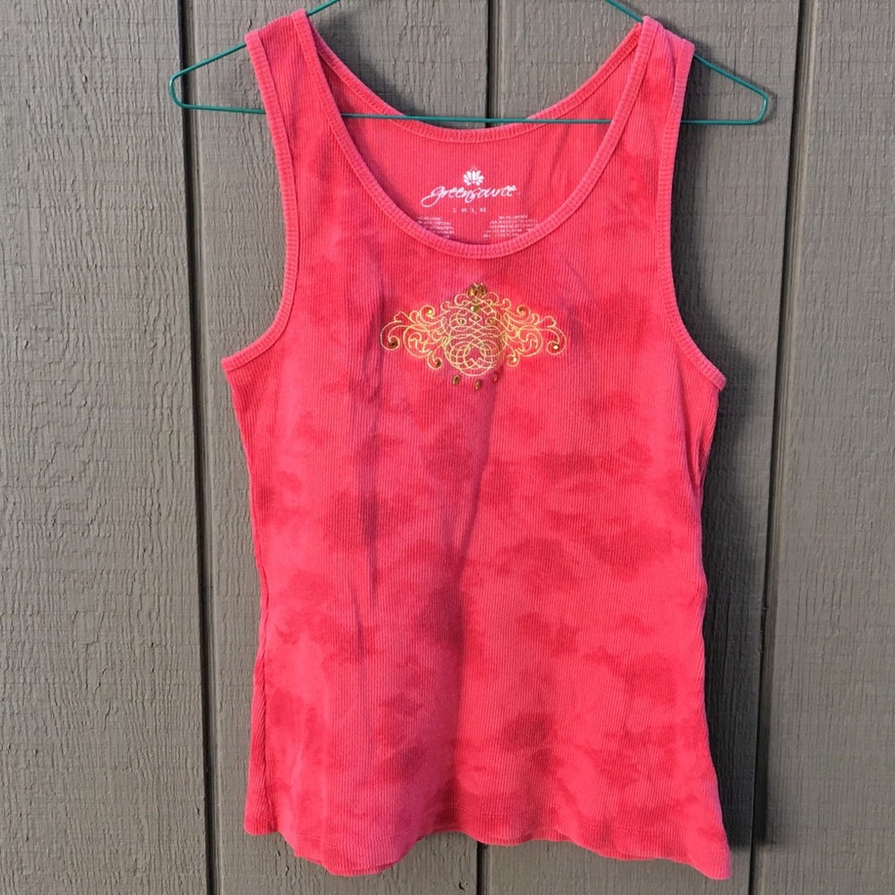 Orange tank top